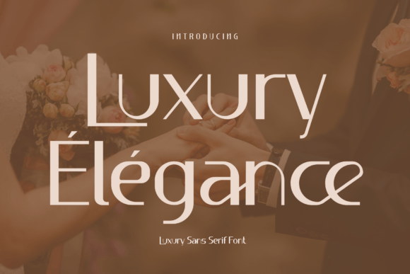 Luxury Élégance: The Premium Sans Serif Font for Marketers